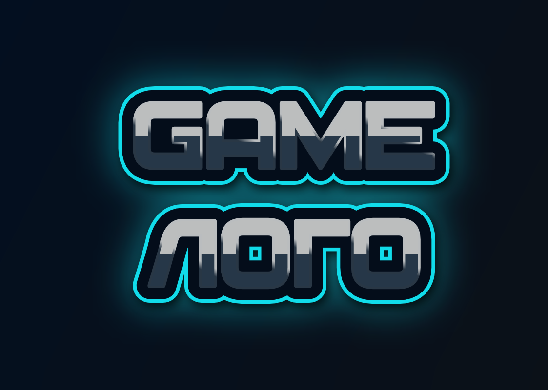 Neon Glow - Шрифт для крутого игрового логотипа