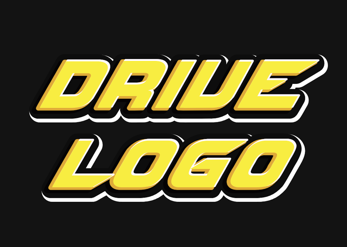Шрифт для динамичного игрового логотипа