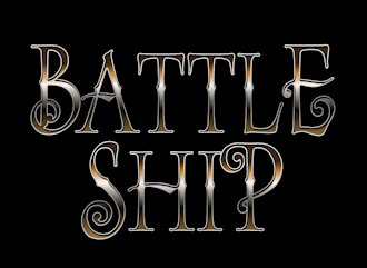 Уникальные надписи в стиле стимпака с шрифтом BattleShip