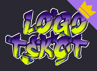 Создание логотипов в стиле граффити с помощью конструктора и шрифтов.