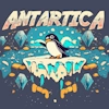 Логотип Антарктика красивым абстрактным арт шрифтом - создай онлайн красивую надпись