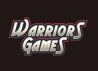 Игровой логотип с нашим красивым шрифтом в стиле WarriorS GameS